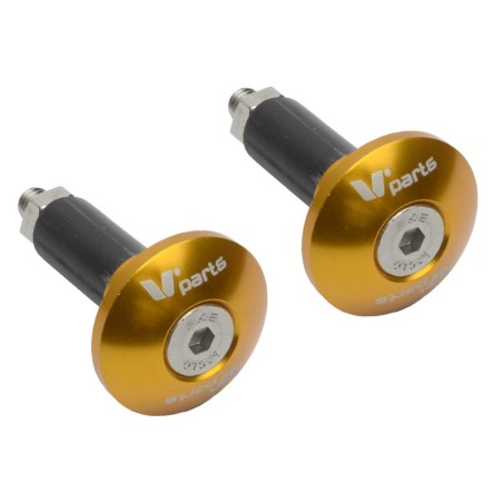 Juego contrapesos manillar V PARTS - finos oro - motoscamaralweb.com