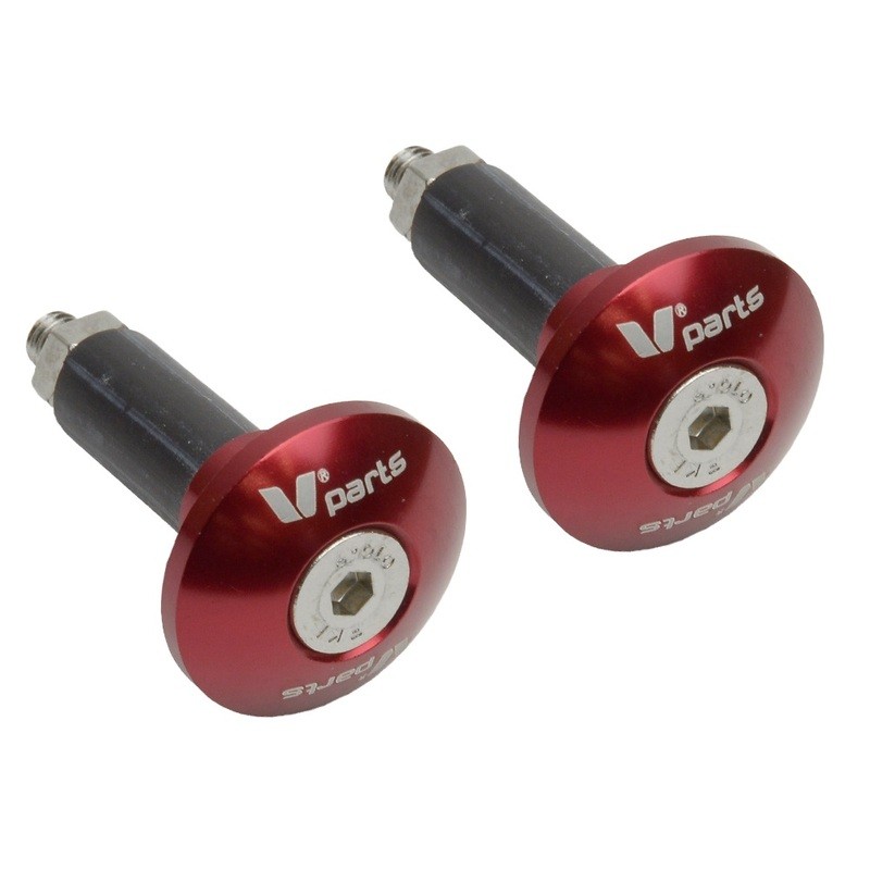 Juego contrapesos manillar V PARTS - finos rojo - motoscamaralweb.com Juego contrapesos manillar V PARTS - finos rojo - motoscamaralweb.com