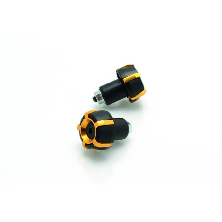 Juego contrapesos manillar V PARTS Spark Ø18mm negro/oro - motoscamaralweb.com