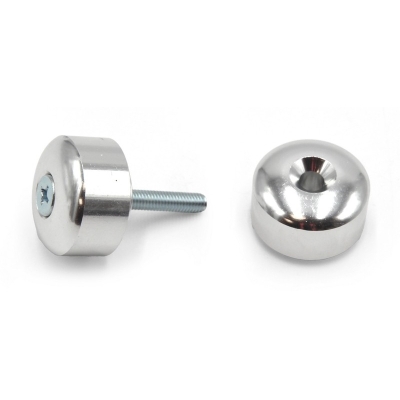 Juego contrapesos manillar V PARTS aluminio plata - motoscamaralweb.com