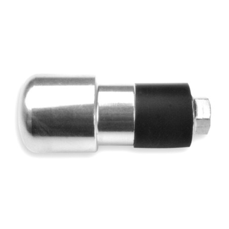 Juego contrapesos manillar V PARTS aluminio 17.5mm plata - motoscamaralweb.com
