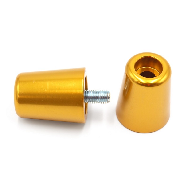 Juego contrapesos manillar V PARTS aluminio oro - motoscamaralweb.com Juego contrapesos manillar V PARTS aluminio oro - motoscamaralweb.com