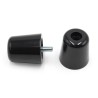 Juego contrapesos manillar V PARTS aluminio Piaggio negro - motoscamaralweb.com