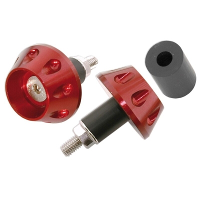 Juego contrapesos manillar V PARTS aluminio universal carbono - motoscamaralweb.com