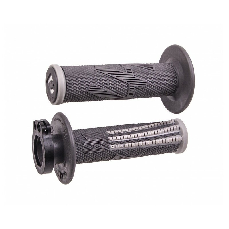 Puños ODI Emig Pro V2 Lock-On Gris/Grafito- motoscamaralweb.com