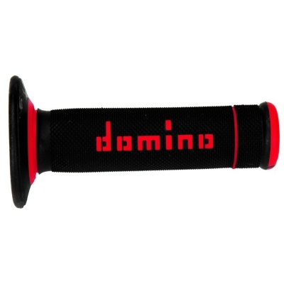 Puños off road DOMINO cross negro/rojo A02041C4240- motoscamaralweb.co