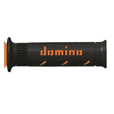 Puños racing DOMINO super soft 126mm negro/naranja A25041C4540- motosc