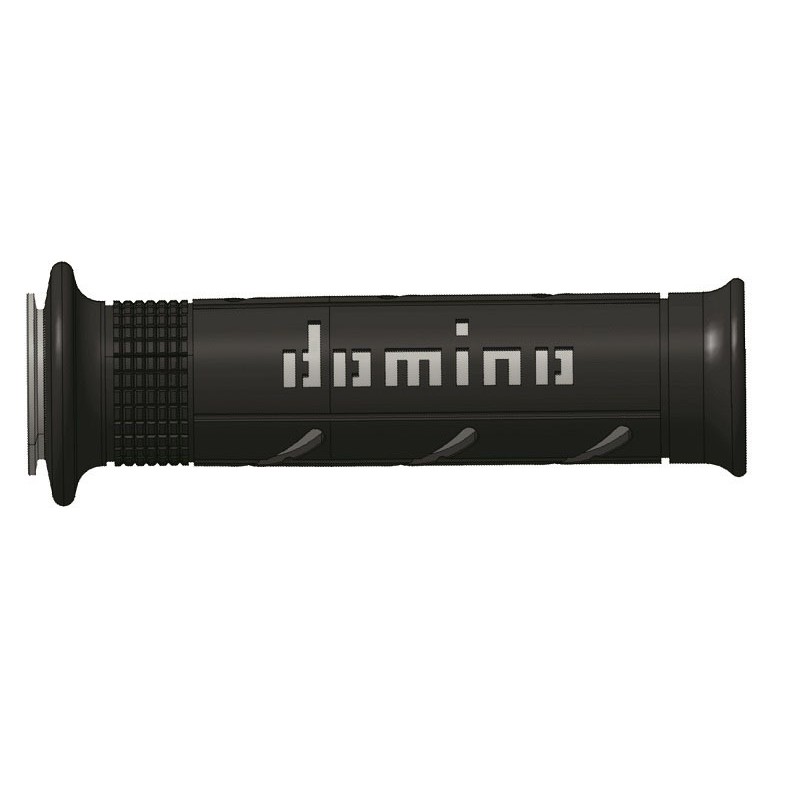 Puños racing DOMINO super soft 126mm negro/gris A25041C5240- motoscama Puños racing DOMINO super soft 126mm negro/gris A25041C5240- motoscama