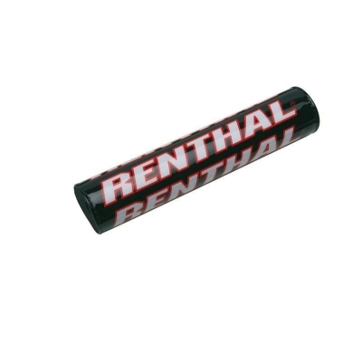 Protector/Morcilla barra superior de manillar Renthal negro/rojo 240mm P261 - motoscamaralweb.com