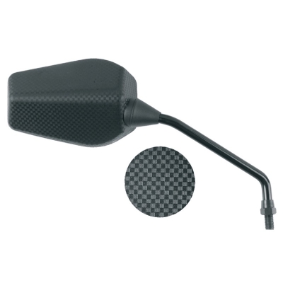 Retrovisor derecho VICMA tipo OEM carbono - Derbi GP1 50 - motoscamaralweb.com