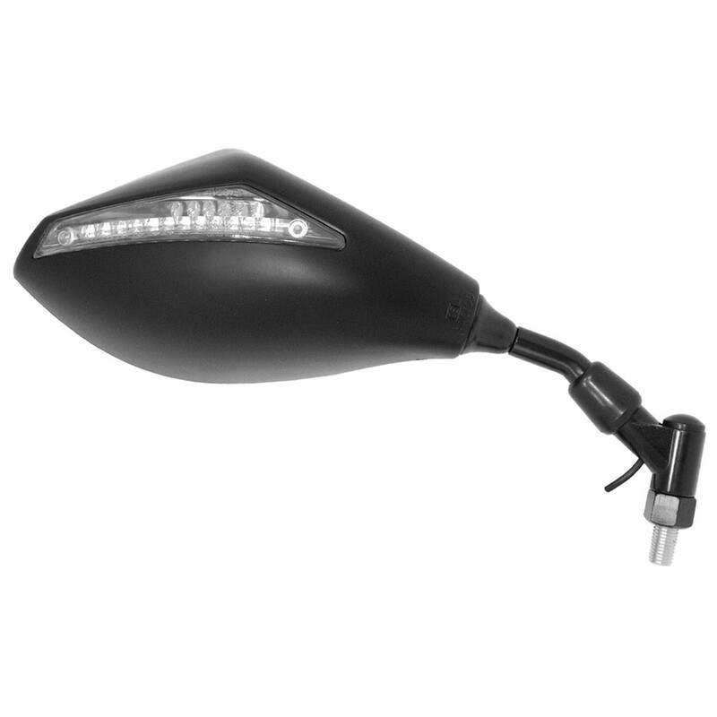 Retrovisor derecho universal V PARTS intermitente Led ambar M10 rosca izquierda - motoscamaralweb.com Retrovisor derecho universal V PARTS intermitente Led ambar M10 rosca izquierda - motoscamaralweb.com