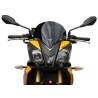 Pantalla MRA Racing SPM. negro. Aprilia Tuono V4 R. longitud 350 mm - motoscamaralweb.com