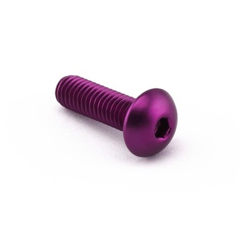 Tornillo Aluminio Pro-Bolt cabeza alomada M6 x (1.00mm) x 20mm LFB620XSP Violeta - motoscamaralweb.com Tornillo Aluminio Pro-Bolt cabeza alomada M6 x (1.00mm) x 20mm LFB620XSP Violeta - motoscamaralweb.com