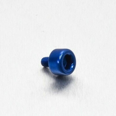 Tornillo de Aluminio Pro-bolt cabeza cilíndrica M4 x 6.5mm azul LH465B - motoscamaralweb.com