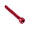 Tornillo Aluminio Pro-bolt cabeza cilíndrica M4 x (0.7mm) x 35mm LPB435R Rojo - motoscamaralweb.com