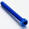 Tornillo de Aluminio Pro-bolt cabeza cilíndrica M6 x (1.00mm) x 65mm azul LPB665B - motoscamaralweb.com