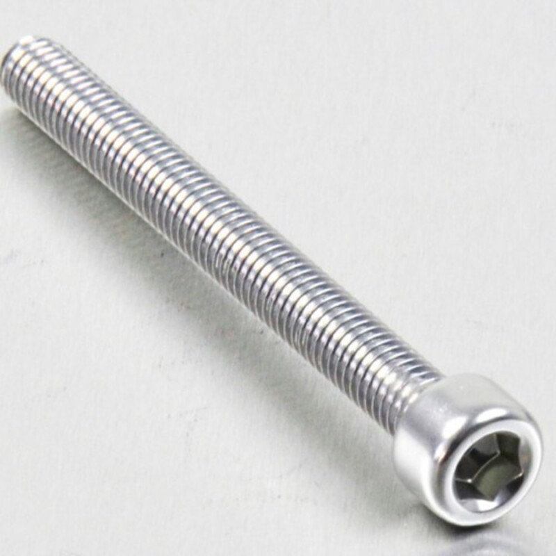Tornillo de Aluminio Pro-bolt cabeza cilíndrica M6 x (1.00mm) x 65mm plata LPB665S - motoscamaralweb.com