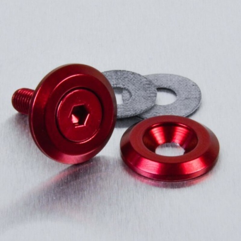 Arandela de Aluminio avellanada M6 rojo LWAC6-19R - motoscamaralweb.com Arandela de Aluminio avellanada M6 rojo LWAC6-19R - motoscamaralweb.com
