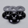 Arandela de Aluminio avellanada M6 negro LWAC6-22BK - motoscamaralweb.com