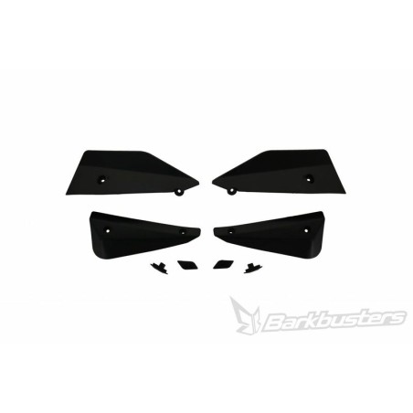Kit de deflectores y conectores Barkbusters SABRE Color negro - motoscamaralweb.com