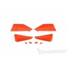 Kit de deflectores y conectores Barkbusters SABRE Color naranja - motoscamaralweb.com