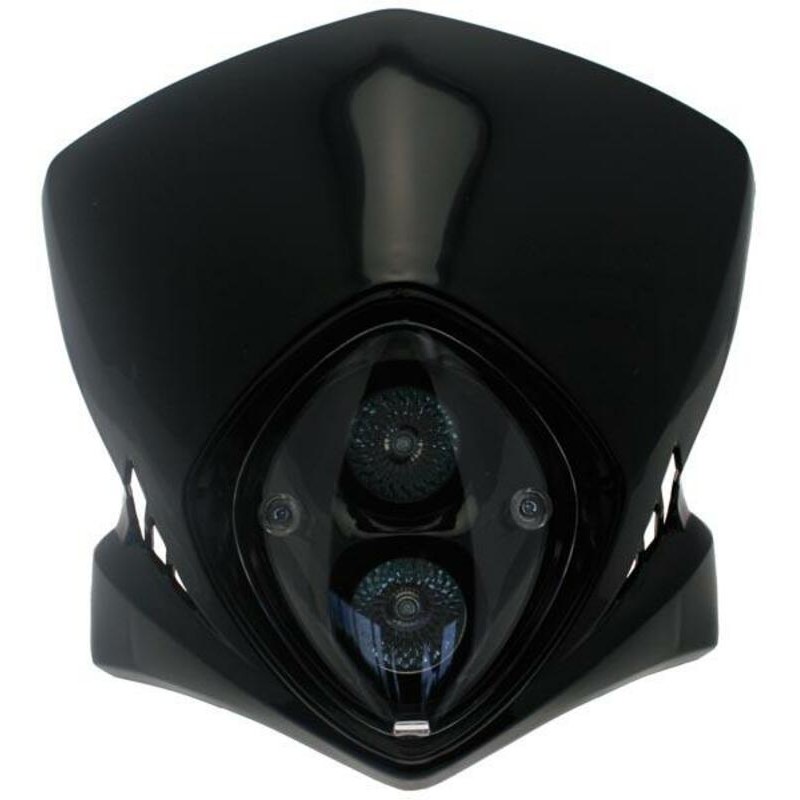 Faro con careta Bihr Viper negro - motoscamaralweb.com Faro con careta Bihr Viper negro - motoscamaralweb.com