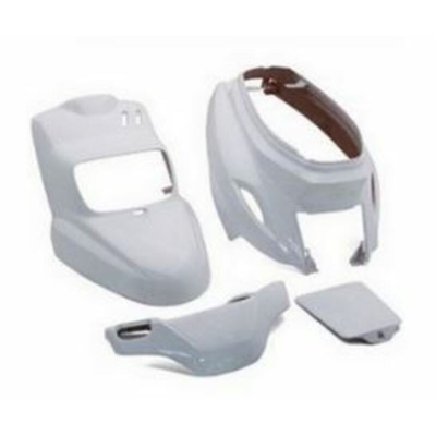 Kit plástica V PARTS 4 piezas blanco - motoscamaralweb.com
