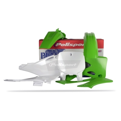 Kit plástica POLISPORT Kawasaki color original - motoscamaralweb.com