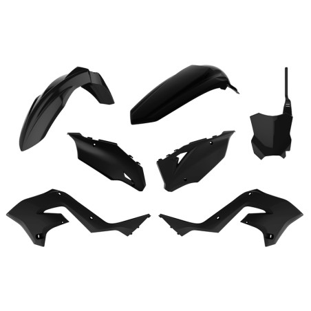 Kit de plástica Polisport Restyling. negro KX125/250 - motoscamaralweb.com