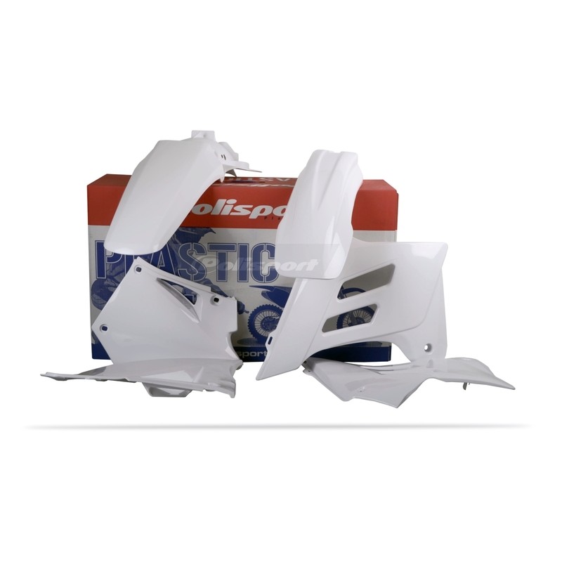 Kit plástica POLISPORT GAS GAS blanco - motoscamaralweb.com