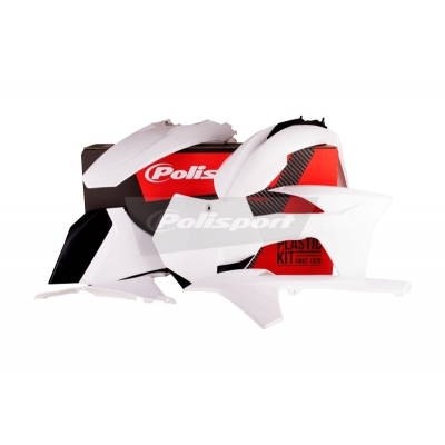 Kit plástica Polisport Ktm blanco 90508 - motoscamaralweb.com
