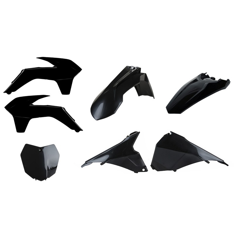 Kit plástica Polisport Ktm negro 90640 - motoscamaralweb.com Kit plástica Polisport Ktm negro 90640 - motoscamaralweb.com