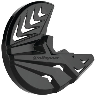 Protector de disco y puntera de Horquilla POLISPORT negro / negro - motoscamaralweb.com