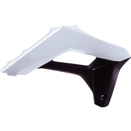 Paneles laterales radiador Polisport Blanco / Negro Sherco - motoscamaralweb.com