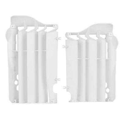 Aletines de radiador POLISPORT blanco - motoscamaralweb.com