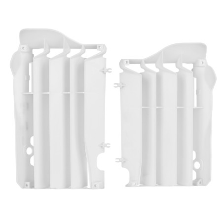Aletines de radiador POLISPORT blanco - motoscamaralweb.com