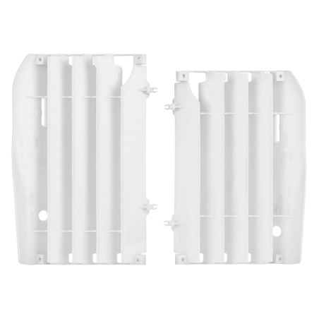 Aletines de radiador POLISPORT Honda Blanco 8456400001 - motoscamaralweb.com
