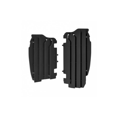 Aletines de radiador POLISPORT Kawasaki negro 8457800001 - motoscamaralweb.com
