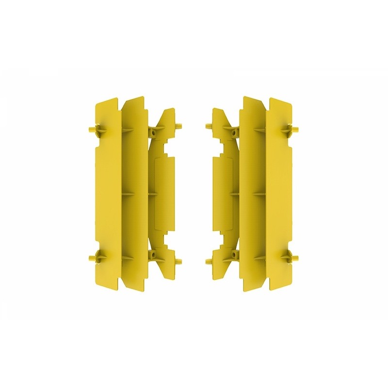 Aletines de radiador Polisport SUZUKI Amarillo - motoscamaralweb.com