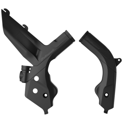 Protector de chasis POLISPORT negro - motoscamaralweb.com