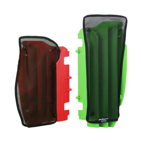 Rejilla anti-barro para aletines de radiador POLISPORT Kawasaki 8984200001 - motoscamaralweb.com