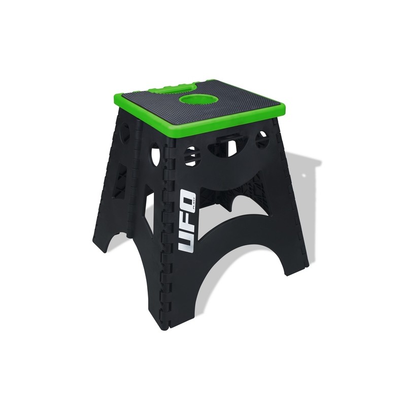 Caballete plegable UFO verde - motoscamaralweb.com Caballete plegable UFO verde - motoscamaralweb.com