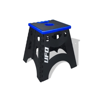 Caballete plegable UFO Mecha azul - motoscamaralweb.com