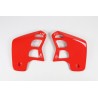 Plásticos laterales de radiador UFO rojo Honda CR125R/250R - motoscamaralweb.com