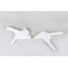 Protector de chasis UFO Honda blanco HO02637-041 - motoscamaralweb.com