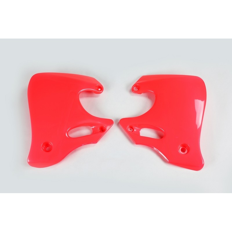 Plásticos laterales de radiador UFO Honda rojo HO02653-061 - motoscamaralweb.com Plásticos laterales de radiador UFO Honda rojo HO02653-061 - motoscamaralweb.com