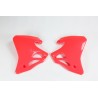 Plásticos laterales de radiador UFO Honda rojo HO02672-067 - motoscamaralweb.com