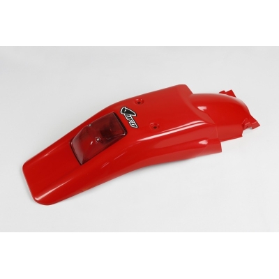 Guardabarros trasero con piloto UFO Honda rojo HO03611-069 - motoscamaralweb.com
