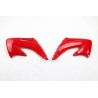 Plásticos laterales de radiador UFO Honda rojo HO03689-070 - motoscamaralweb.com