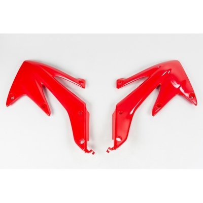 Plásticos laterales de radiador UFO Honda rojo HO04600-070 - motoscamaralweb.com